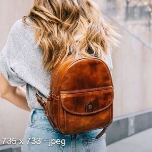 frye melissa mini leather backpack